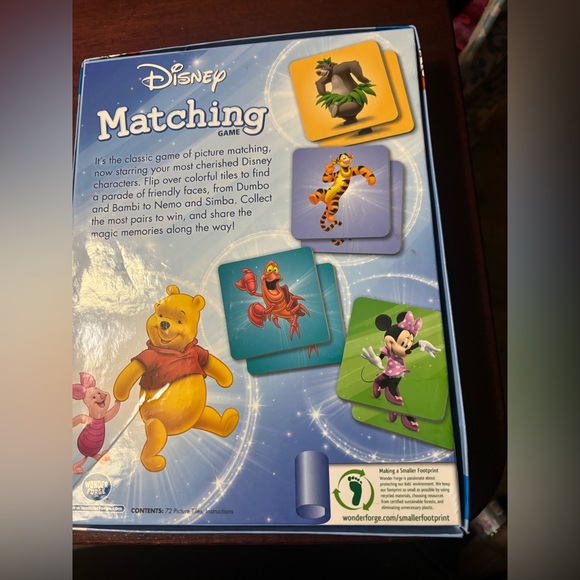 Disney Matching Game - Preschool -age 3 and up - Picture 2 of 3